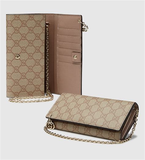 gucci wallet women with chain|authentic Gucci wallets.